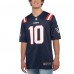 Игровая джерси Mac Jones New England Patriots Nike - Navy