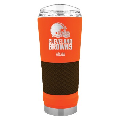Cleveland Browns 24oz. Personalized Team Color Draft Tumbler