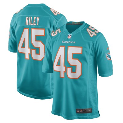 Игровая джерси Duke Riley Miami Dolphins Nike Game - Aqua