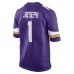 Игровая джерси Greg Joseph Minnesota Vikings Nike - Purple