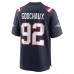 Игровая джерси Davon Godchaux New England Patriots Nike - Navy