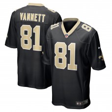 Игровая джерси New Orleans Saints Nick Vannett Nike Black Game