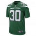 Игровая джерси Michael Carter II New York Jets Nike Game - Gotham Green