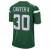 Игровая джерси Michael Carter II New York Jets Nike Game - Gotham Green