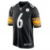 Игровая джерси Pressley Harvin III Pittsburgh Steelers Nike Game - Black