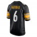 Игровая джерси Pressley Harvin III Pittsburgh Steelers Nike Game - Black