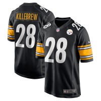 Pittsburgh Steelers Miles Killebrew Nike Black Game Jersey