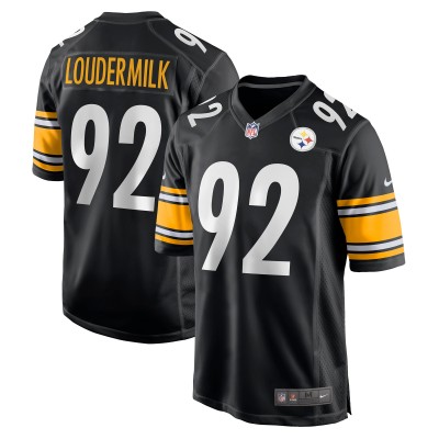 Игровая джерси Isaiahh Loudermilk Pittsburgh Steelers Nike Game - Black