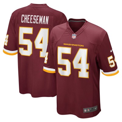 Игровая джерси Camaron Cheeseman Washington Football Team Nike Game - Burgundy