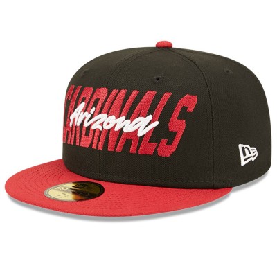 Бейсболка Arizona Cardinals New Era 2022 NFL Draft On Stage 59FIFTY - Black/Cardinal