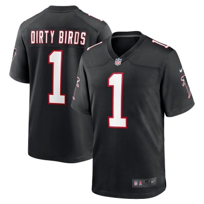Игровая джерси Dirty Birds Atlanta Falcons Nike Throwback - Black