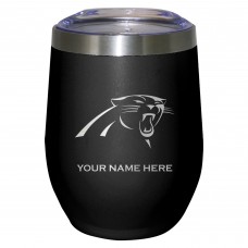Бокал Carolina Panthers 12oz. Personalized Etched Stemless - Black