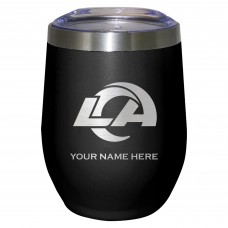Бокал Los Angeles Rams 12oz. Personalized Etched Stemless - Black