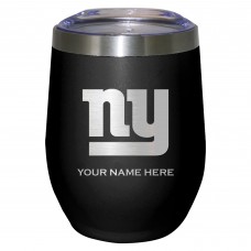 Бокал New York Giants 12oz. Personalized Etched Stemless - Black