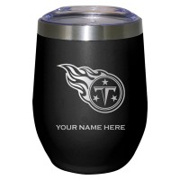 Бокал Tennessee Titans 12oz. Personalized Etched Stemless - Black