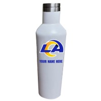 Именная бутылка для воды Los Angeles Rams 17oz. - White