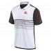 Cleveland Browns Nike White/Brown Fashion Performance Polo