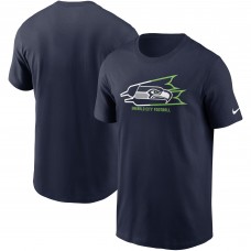 Футболка Seattle Seahawks Nike Essential Local Phrase - College Navy