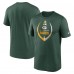 Футболка Green Bay Packers Nike Green Icon Legend Performance
