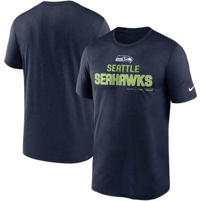 Seattle Seahawks Nike College Navy Legend Community Performance T-Shirt