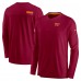Футболка Washington Commanders Nike Sideline Coach Chevron Lock Up Long Sleeve V-Neck Performance - Burgundy