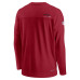 Футболка Arizona Cardinals Nike Cardinal Sideline Coach Chevron Lock Up Long Sleeve V-Neck Performance