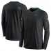 Футболка Carolina Panthers Nike Sideline Coach Chevron Lock Up Long Sleeve V-Neck Performance - Black