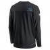 Футболка Carolina Panthers Nike Sideline Coach Chevron Lock Up Long Sleeve V-Neck Performance - Black