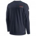 Футболка Chicago Bears Nike Sideline Coach Chevron Lock Up Long Sleeve V-Neck Performance - Navy