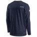 Футболка Denver Broncos Nike Sideline Coach Chevron Lock Up Long Sleeve V-Neck Performance - Navy