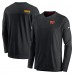 Футболка Washington Commanders Nike Sideline Coach Chevron Lock Up Long Sleeve V-Neck Performance - Black