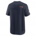 Футболка Chicago Bears Nike Sideline Coach Chevron Lock Up Logo V-Neck Performance - Navy