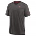 Футболка Tampa Bay Buccaneers Nike Sideline Coach Chevron Lock Up Logo V-Neck Performance - Pewter