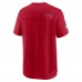 Футболка Tampa Bay Buccaneers Nike Sideline Coach Chevron Lock Up Logo V-Neck Performance - Red