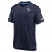 Футболка Tennessee Titans Nike Sideline Coach Chevron Lock Up Logo V-Neck Performance - Navy