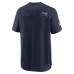 Футболка Tennessee Titans Nike Sideline Coach Chevron Lock Up Logo V-Neck Performance - Navy