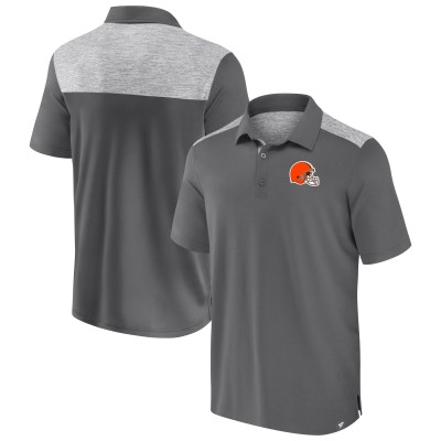Cleveland Browns Fanatics Gray Long Shot Polo