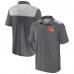 Cleveland Browns Fanatics Gray Long Shot Polo Cleveland Browns Fanatics Gray Long Shot Polo