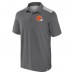 Cleveland Browns Fanatics Gray Long Shot Polo