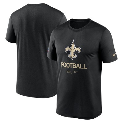 Футболка New Orleans Saints Nike Sideline Infograph Performance - Black