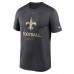 Футболка New Orleans Saints Nike Sideline Infograph Performance - Anthracite