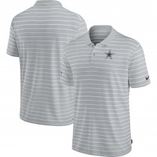 Dallas Cowboys Nike Sideline Lock Up Victory Performance Polo - Silver