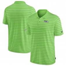 Seattle Seahawks Nike Neon Green Sideline Lock Up Victory Performance Polo Seattle Seahawks Nike Neon Green Sideline Lock Up Victory Performance Polo