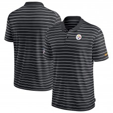 Pittsburgh Steelers Nike Black Sideline Lock Up Victory Performance Polo