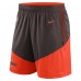 Шорты Cleveland Browns Nike Sideline Primary Lockup Performance - Brown/Orange