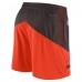 Шорты Cleveland Browns Nike Sideline Primary Lockup Performance - Brown/Orange