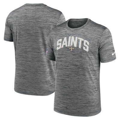 Футболка New Orleans Saints Nike Sideline Velocity Athletic Stack Performance - Gray