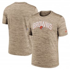 Футболка Cleveland Browns Nike Sideline Velocity Athletic Stack Performance - Brown
