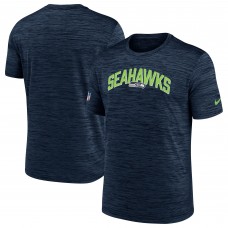 Футболка Seattle Seahawks Nike Sideline Velocity Athletic Stack Performance - Navy