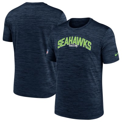 Футболка Seattle Seahawks Nike Sideline Velocity Athletic Stack Performance - Navy